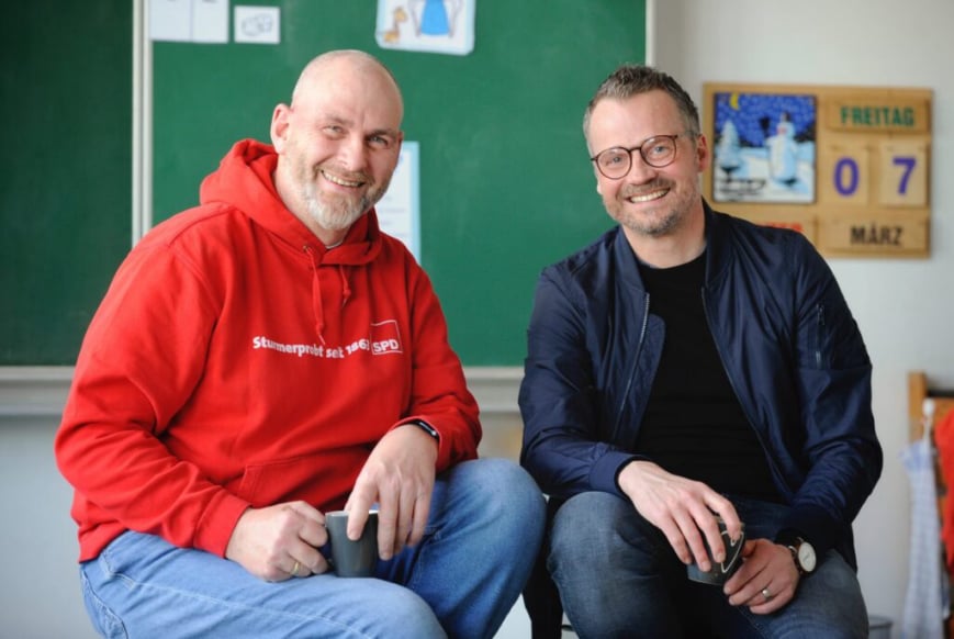 Andreas Schröder und Philipp Knappmeier